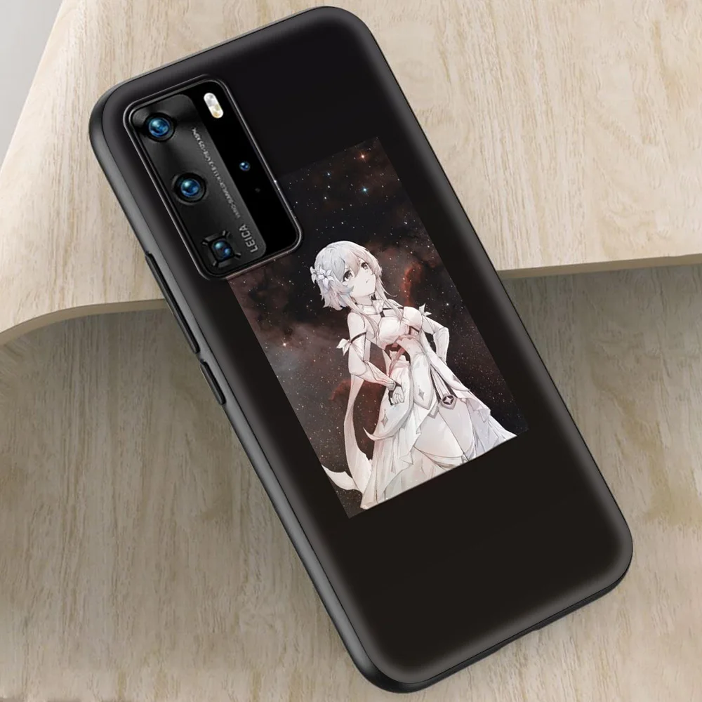 

Genshin Impact Anime Luxury Phone Soft TPU for Huawei P10 P20 Lite P30 Pro P40 Lite E P40 Pro Plus P Smart Z 2021 Case Coque