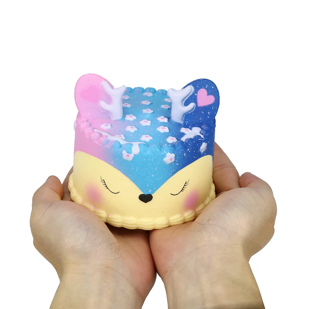 

Galaxy Jumbo Deer Cake Slow Rising Scented Squeeze Stress Relief Toy Collection Slow Rising Bread Scented Squeeze Toy N50