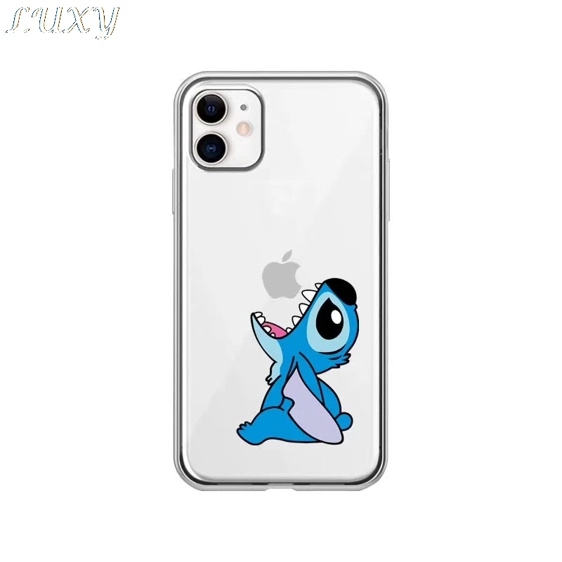 Чехол с милым рисунком Минни Ститч биглс для iPhone 11 Pro Max Xr X Xs 7 8 6 s Plus Дональд Дак Дейзи Принцесса мягкий чехол