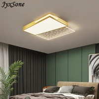 led ceiling lamp copper home decoration chandelier for living room bedroom dining room ultra thin indoor lighting remote control