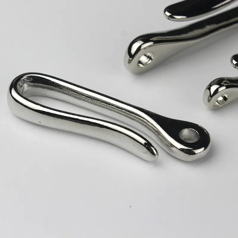 1 х латунный U-образный крючок Брелок для ключей Ретро винтажный хромированный