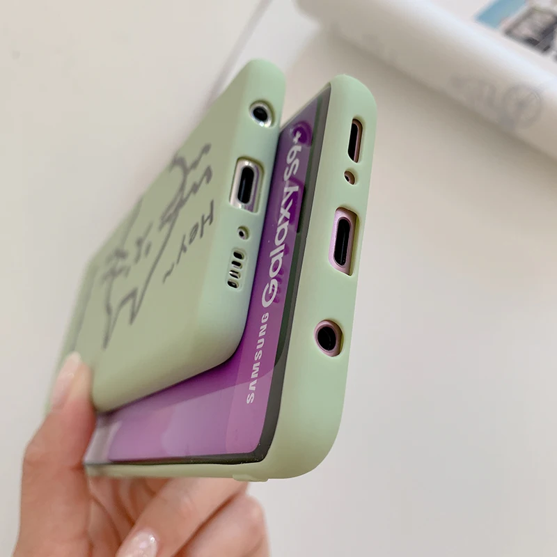 YHBBCASES Забавный рисунок милой кошки Чехол для телефона samsung S105G S8 S9 Plus мультфильм