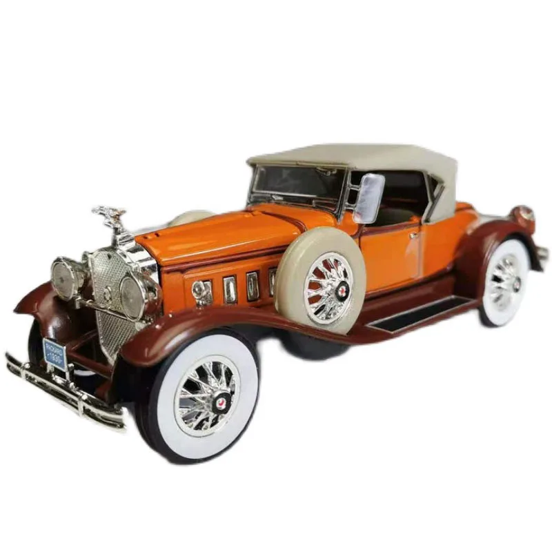 1:32 Simulation  American Luxury Cars 1930 Packard Retro Classic Car Model Metal Die-Cast Toy Alloy Vehicle Collection Display images - 6