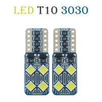 10x canbus t10 w5w led bulb error free car interior light 3030 8smd 194 168 reading dome bulbs instrument plate lamp white 6000k