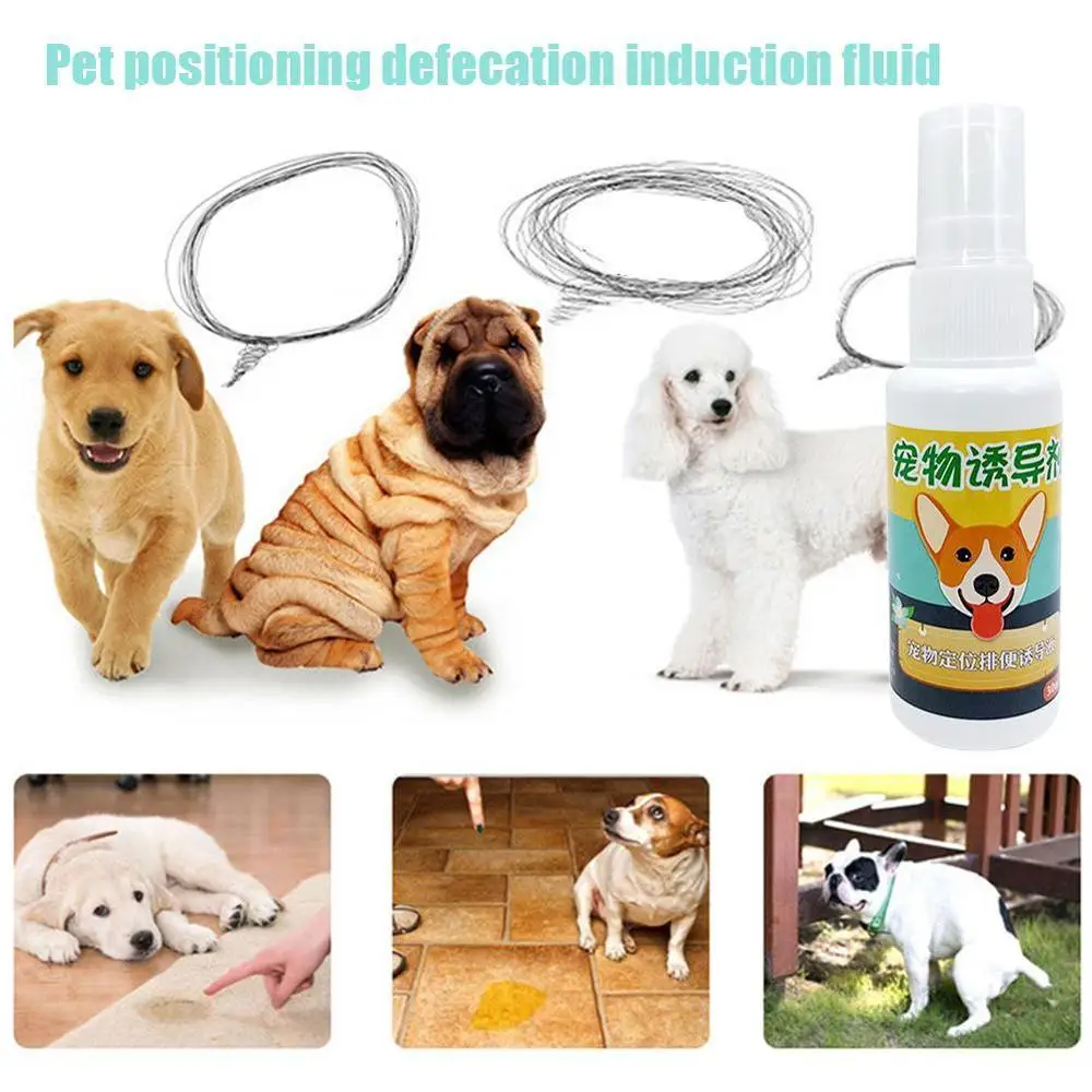 

30ml Pet Dog Spray Inducer Dog Toilet Training Puppy Defecation Spray Training Pet Positioning Effective Potty Defec Positi U8M9