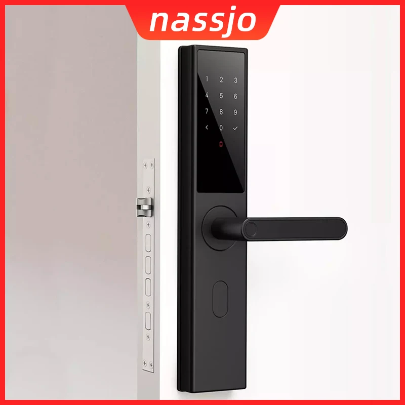 Nassjo Smart Fingerprint Door Lock With Xiaomi Mijia APP Bluetooth Security Intelligent Digital Lock Biometric Electronic Lock