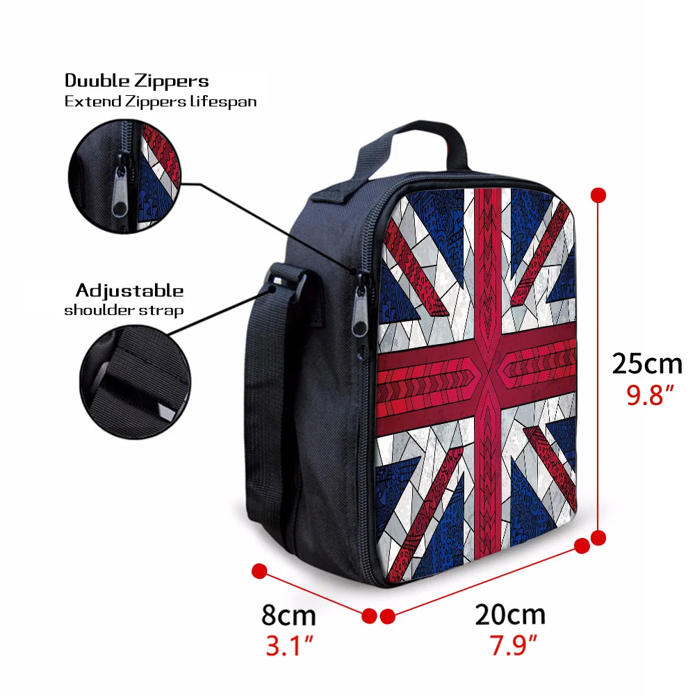 Британский флаг Сплит Англия независимости портативный тепловой Пикник на плечо