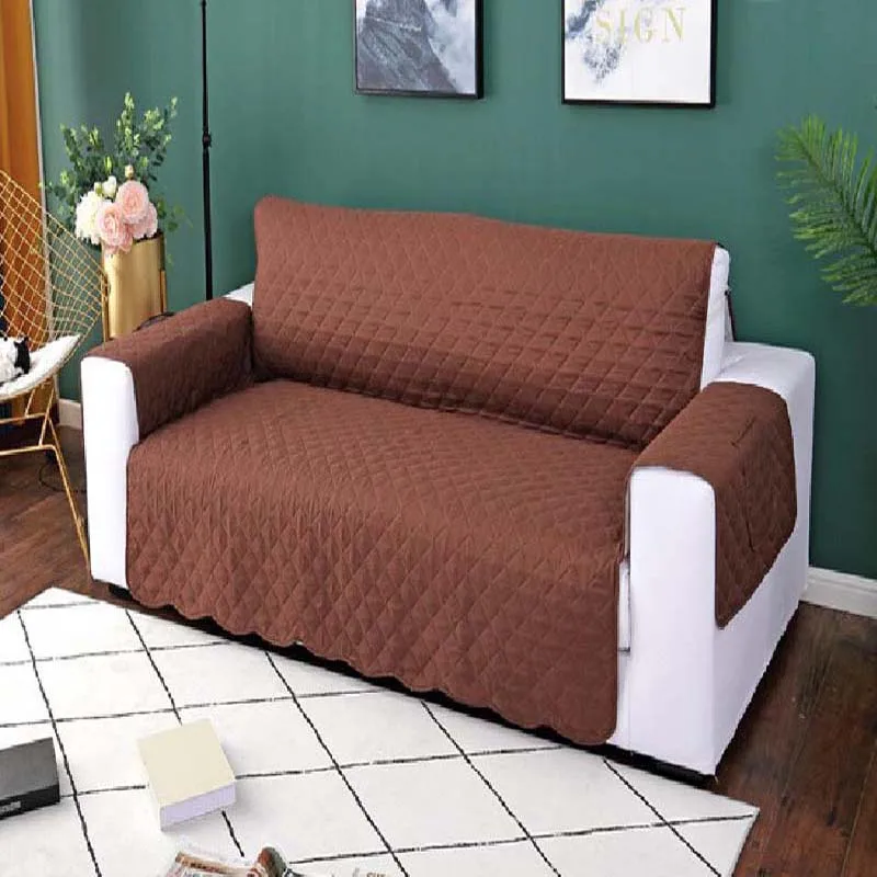 coffee Шезлонг Davenport чехол для сиденья Водонепроницаемый диванчик Settee Slipcover мебель защитный чехол ткань собаки царапины матрас коврик - Цвет: coffee