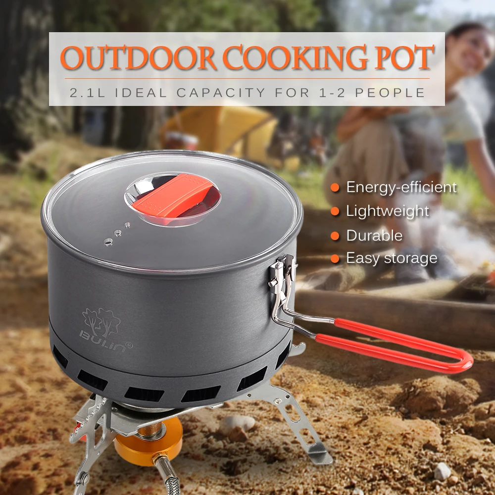 Кастрюля BULIN для кемпинга на открытом воздухе посуда кастрюля приготовления пищи