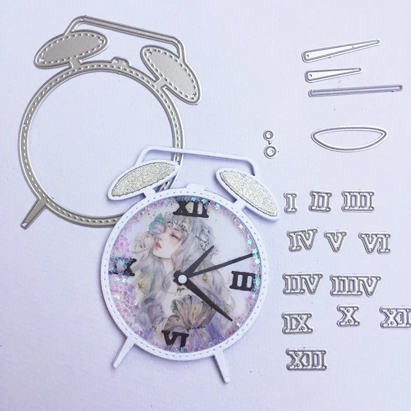 Форма для резки металла с ножом-будильником серебряная форма ремесла набор