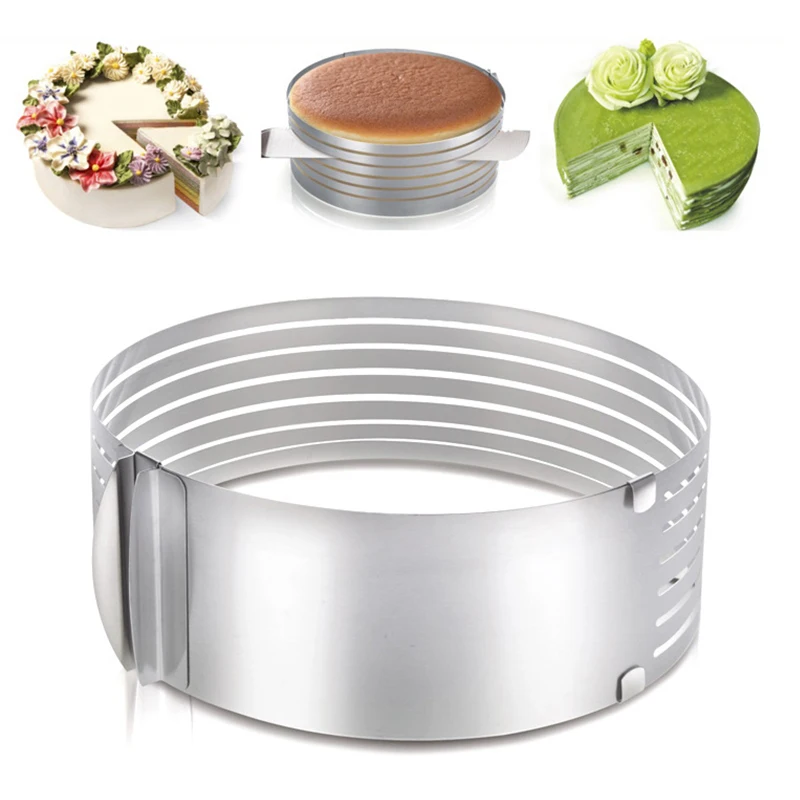 Форма из нержавеющей стали многослойный инструмент для резки торта устройство