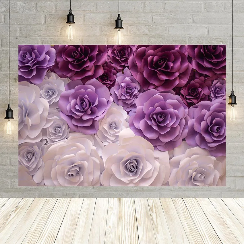 

Avezano фиолетовый розовый цветок Весна фотография фон новорожденный портрет день рождения свадьба фон фотозона фото студия реквизит