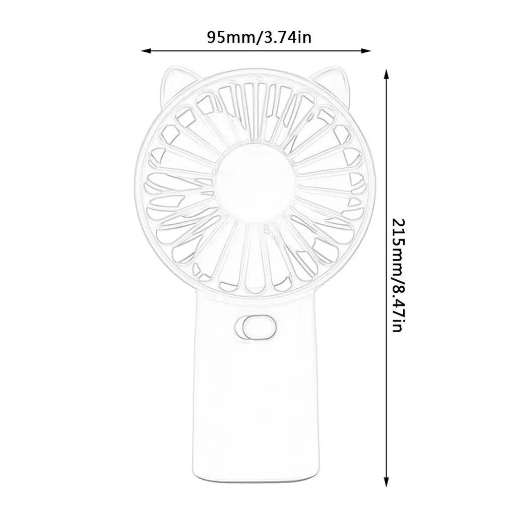 

USB Foldable Students Adult Outdoor Travel Handheld Electric Fan Air Conditioner Cooler Cooling Fan for Summer