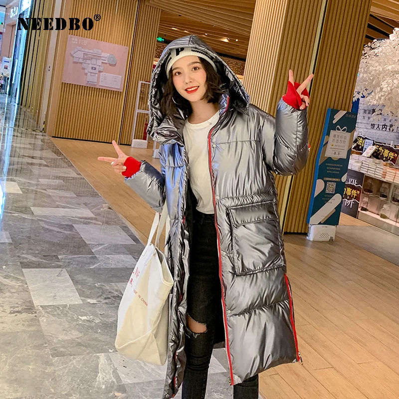 Long Winter Jacket Women Hood Plus Size Parka Casaco Cotton Ladies Puffer Female Coat Women Warm Parka Mujer Outwear Jacket
