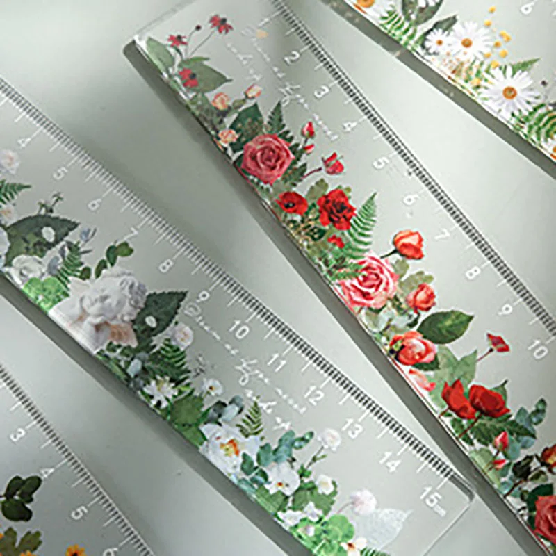 Линейка Ромашка 15 см 1 шт. | Дом и сад