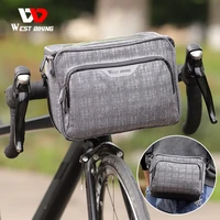 west biking multifunction bike handlebar bag cycling touch screen phone bags travel shoulder bag mtb road bicycle accessories