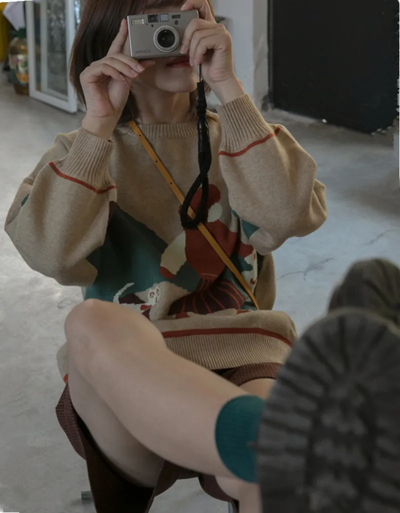 Ff4931 новинка сезона осень-зима 2019 женский модный Повседневный Теплый Симпатичный