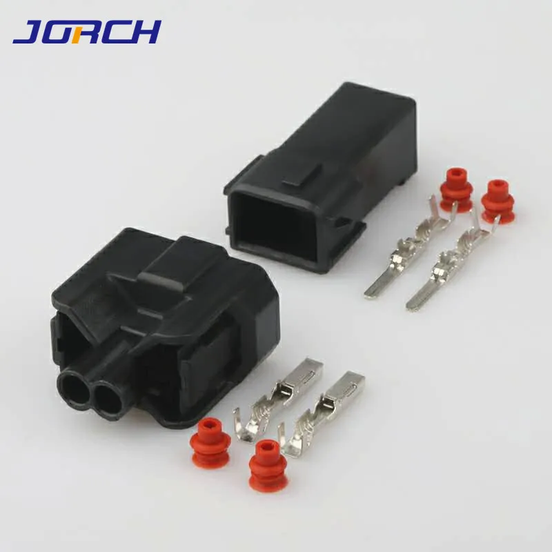 2 Pin мужского и женского пола NH1 OBD2 Топливная форсунка Электрический разъем
