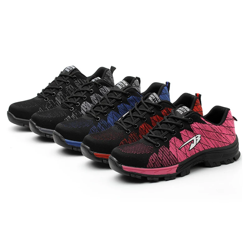 Безопасная Мужская обувь со стальным носком устойчивая к проколу унисекс