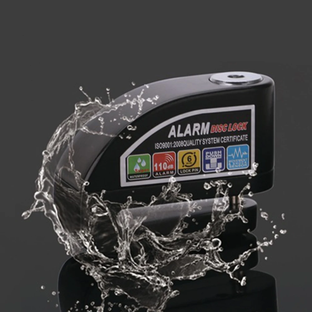 Противоугонный замок с сигнализацией 110 дБ 5 футов кабелем напоминания и