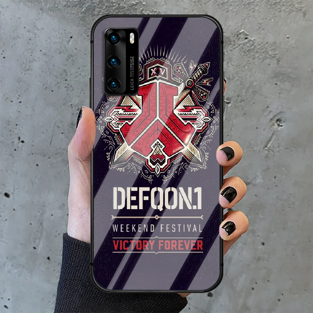 

Defqon.1 Music Festival Phone Tempered Glass Case Cover For Huawei P Nova Mate 5T 20 30 40 E Pro Lite Smart 2019 2021 Back