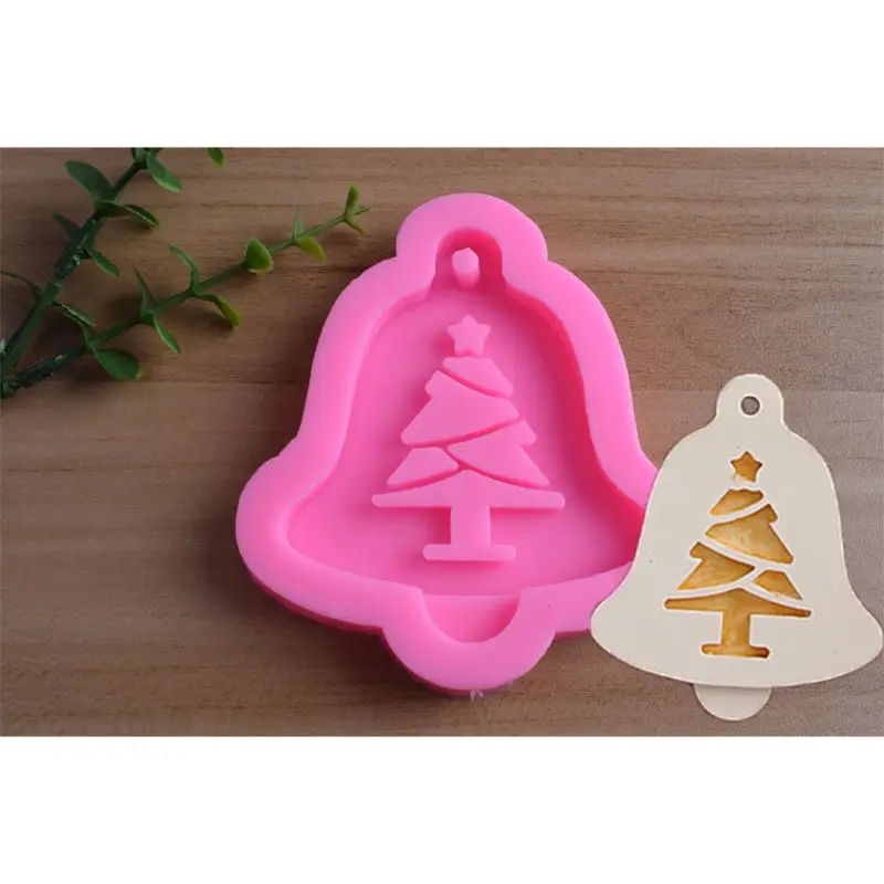 DIY рождественская елка снежинка из смолы ювелирных изделий силиконовые формы Искусство ремесло инструменты T4MD
