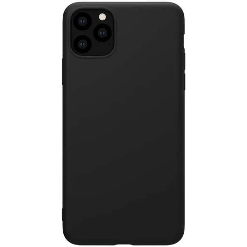 Для iPhone 11 Pro Max чехол для телефона Nillkin Анти-шок прорезиненный ТПУ чехол для iPhone 11 Pro Чехол для телефона Защита камеры популярный - Цвет: Черный