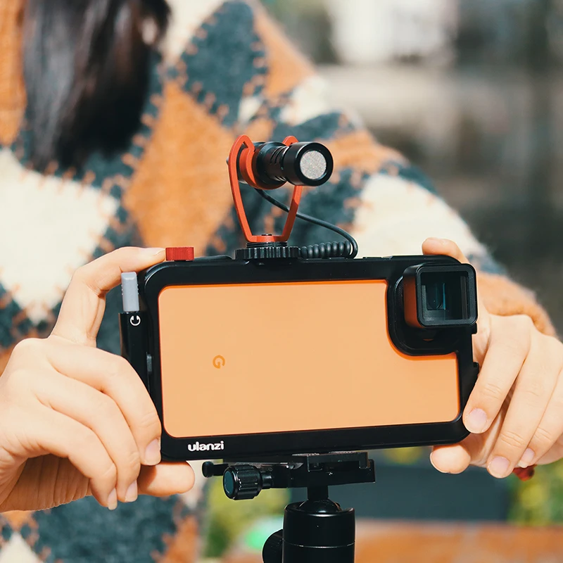 Металлический Чехол Ulanzi Vlog для Pixel 4 XL Расширенный чехол с холодным башмаком