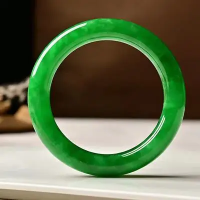 

Ювелирные изделия Zheru натуральный круглый зеленый бирманский нефрит 54-64 мм браслет элегантные принцессы ювелирные изделия лучший подарок д...