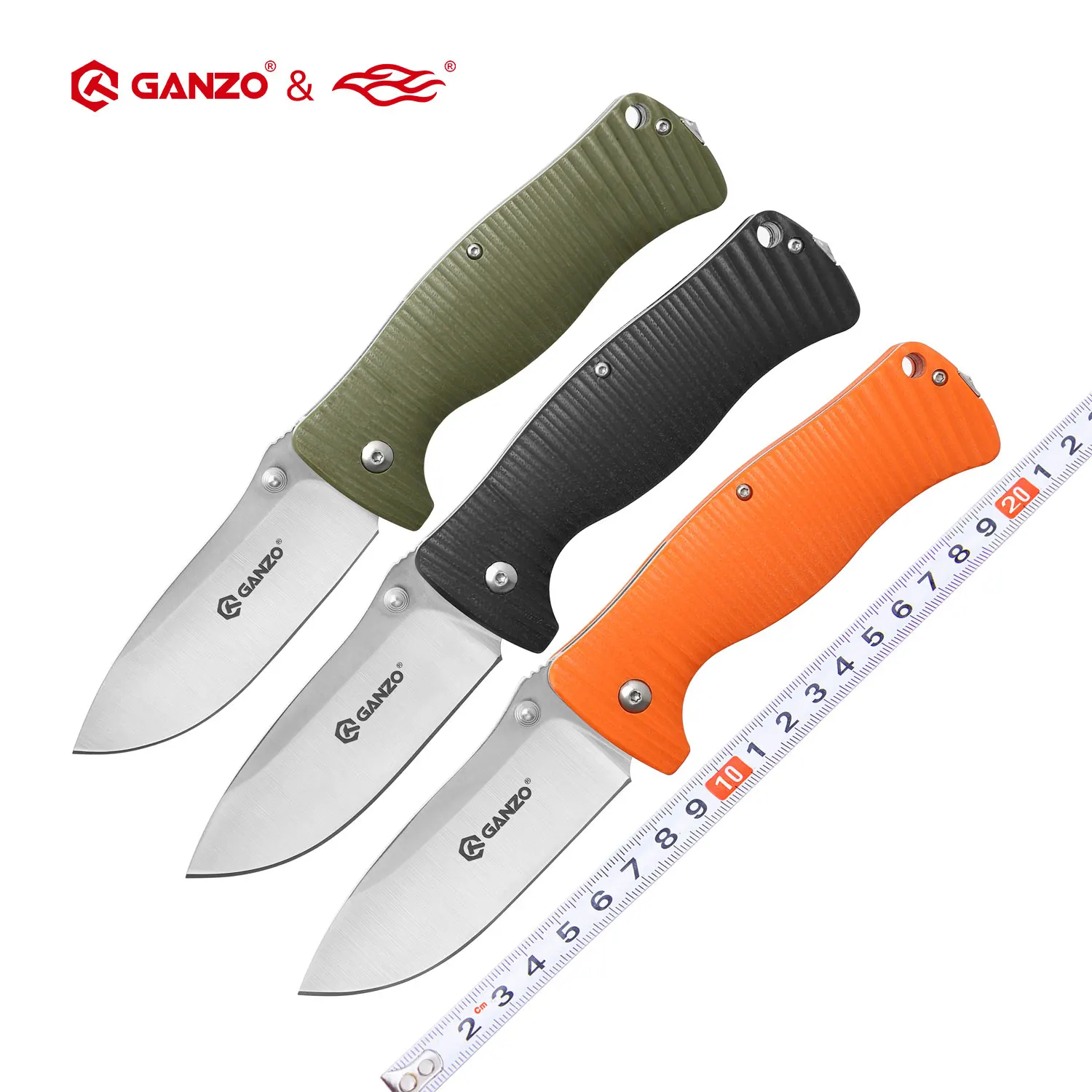 

Ganzo G720 Firebird F720 58-60HRC G10 Handle Folding Knife Outdoor Survival Hunting Camping Tool Pocket Knife Tactical EDC Tool