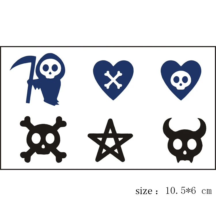 Татуировка переводная водостойкая временная для мужчин и женщин 10 5 х6 см |