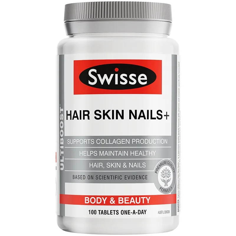 

Swisse Hair Care Skin Nail Care Collagen Protein For Women Healthy Australia 100 Tablets Collagen Capsule Hair Skin Nail Care