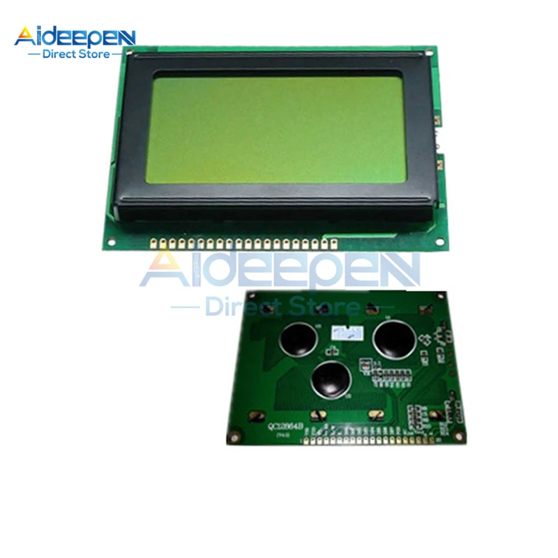 Модуль ЖК-дисплея с подсветкой ST7920 IIC I2C SPI для 3D принтера Arduino Raspberry Pi STM32 5 в