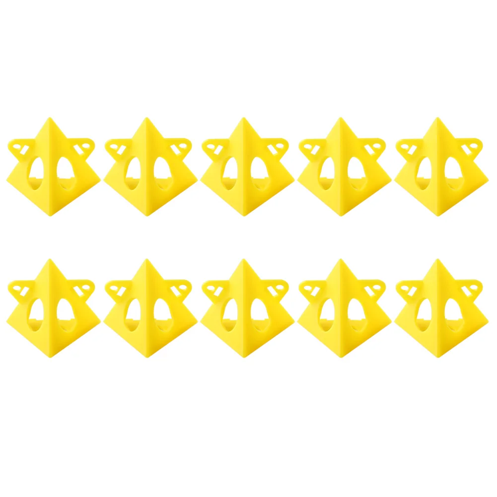 

10pcs Portable Pyramid Stands Set Non-stick Material Triangle Paint Pads Feet Woodworking Accessories Carpenter Painter Tools