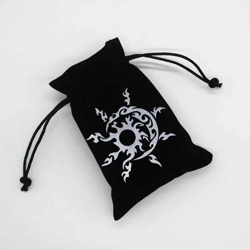 

New Tarot Storage Bag Velvet Playing Card Drawstring Package Board Game Dice Bag For Magicians Daily Board Games