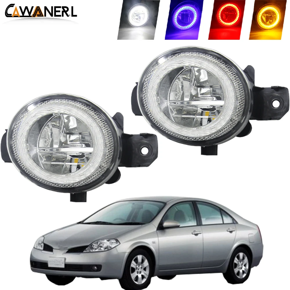 Светодиодный противотуманный светильник Angel Eye 2 шт. для Nissan Primera P12 2001 2007