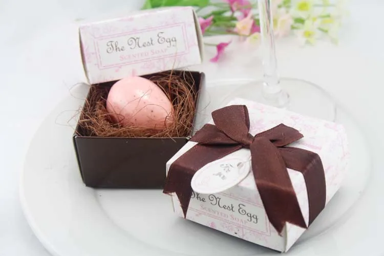 Гнездо яйцо ароматическое мыло детские Душ стаканчики для вечеринки подарков +