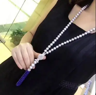 

Ожерелье из натурального пресноводного жемчуга 9-10 мм