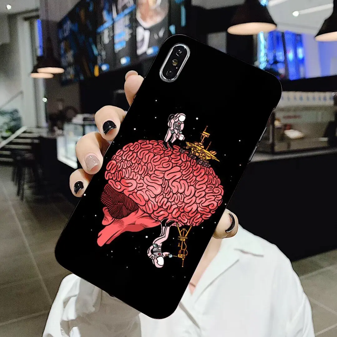 Медицинские человеческие органы мозг мягкий чехол для Samsung Galaxy S6 S10E S10 Edge Lite Plus Core