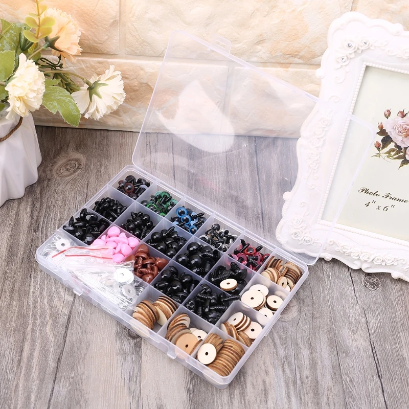 

T5EC Clear Eyes and Exquisite Joints DIY Handmade Material Sewing Craft for Dolls Animal Safety Puppet Making and Repairing