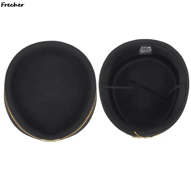 Женская элегантная шапка-униформа для стюардесс шапки шерстяной фетровый берет