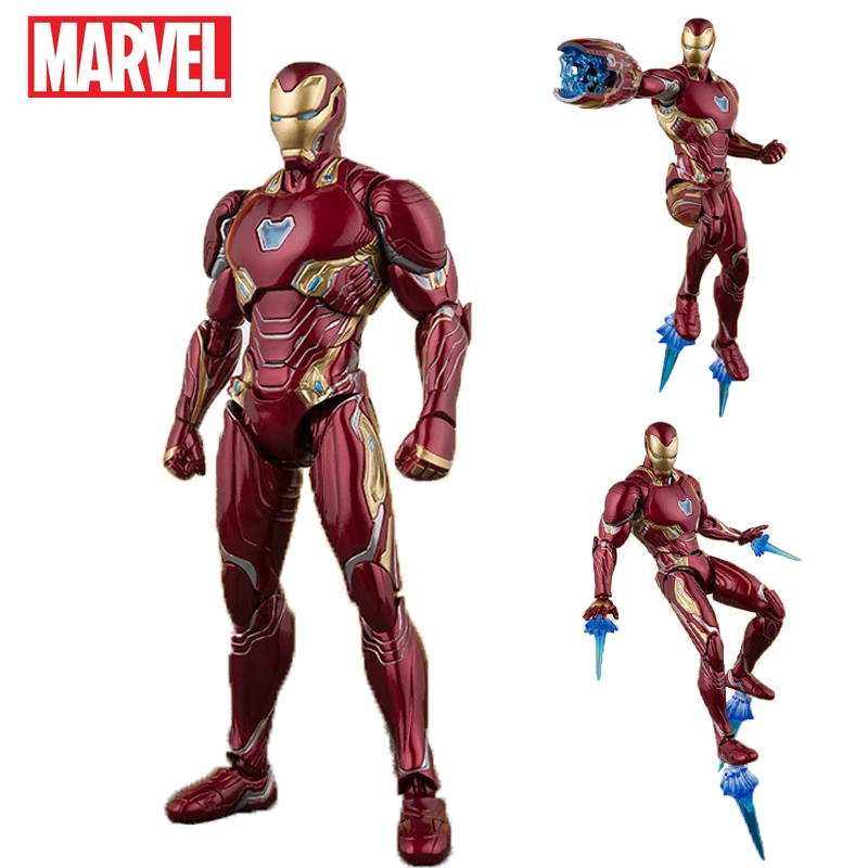 Фигурки героев фильма Shf Marvel Железный человек периферийная модель Mk50 Мстители