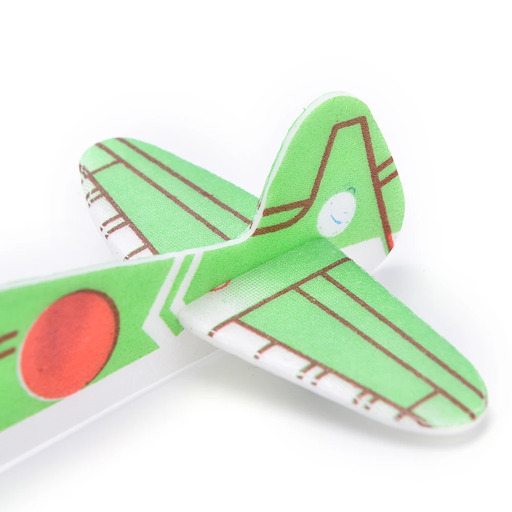 12 шт./лот самодельный сборный Летающий воздушный змей бумажный самолет модель