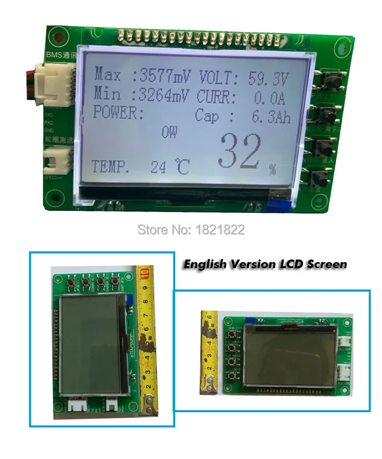 BMS 14S 30A/40A/60A активный bms 48V литий-ионный смарт bms pcm с android Bluetooth app UART bms wi-Fi программное обеспечение(APP) монитор