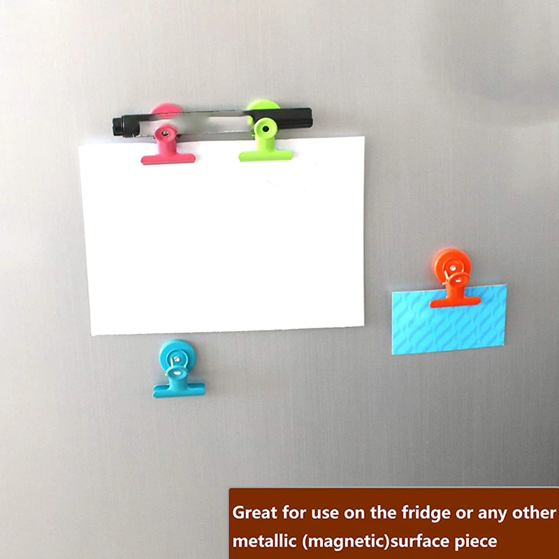 

16 Pcs SERIES Magnetic Metal Clip, Magnetic Clips Refrigerator Magnet Whiteboard Wall Magnet Note Clip Metal Clip