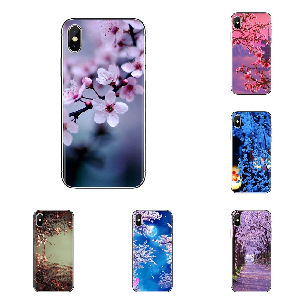 Цветок цветки сакуры японской вишни розовый для huawei Honor 7X V10 6C V9 6A играть 9 Коврики