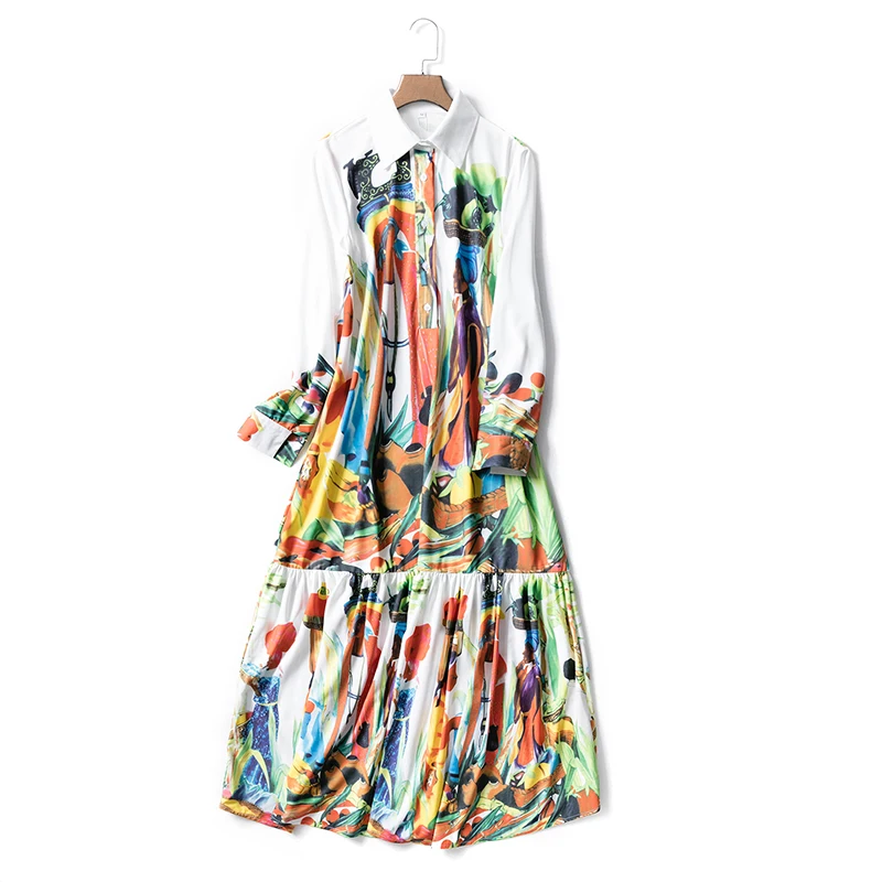 Высокое качество осень 2019 новое модное Роскошное дизайнерское подиумное платье