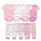 2021 Комплекты одежды для маленьких мальчиков из хлопка 68 шт., комбинация из майки и шортиков + брюки для девочек, солидный, для мужчин и женщин, для новорожденных, для маленьких девочек для маленьких мальчиков, раздел-одежда для детей; bebe, одежда для малышей, одежда для девочек