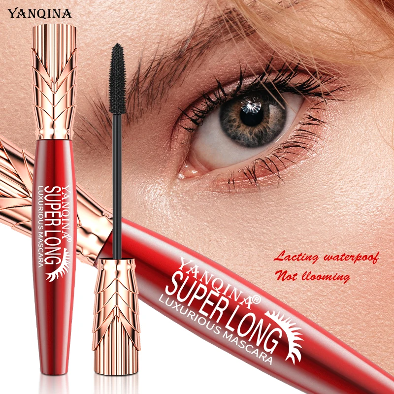 

1 PC 4D Lash Mascara Crown Waterproof Black Eyelashes Lengthen Extension Long Lasting Encryption Non-Smudge Makeup Cosmetics