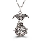 2021 новые мексиканские колокольчики ароматерапия женское ожерелье с ангелом Музыкальный шар изысканный парфюм медальон Кулон женские ювелирные аксессуары